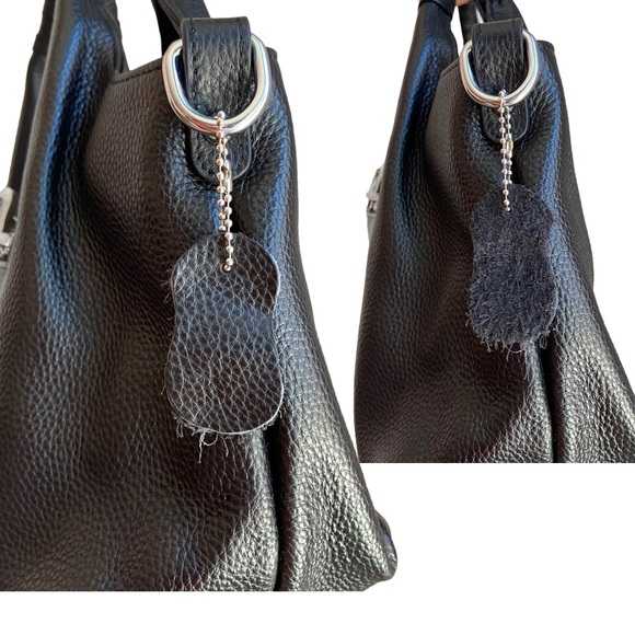 ISWEE Leather bag / Color black/ medium size for easy taking. - Picture 6 of 16